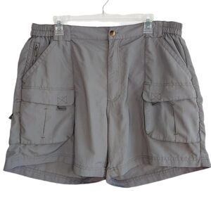 Reel Legends Mens XL Cargo Shorts Performance Clothing Pockets Fishing Hiking